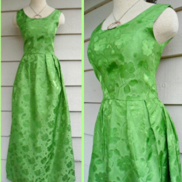 Bespoke 1950's Evening Dress - Modern Size 2 - See Measurements! - Picture 1 of 10